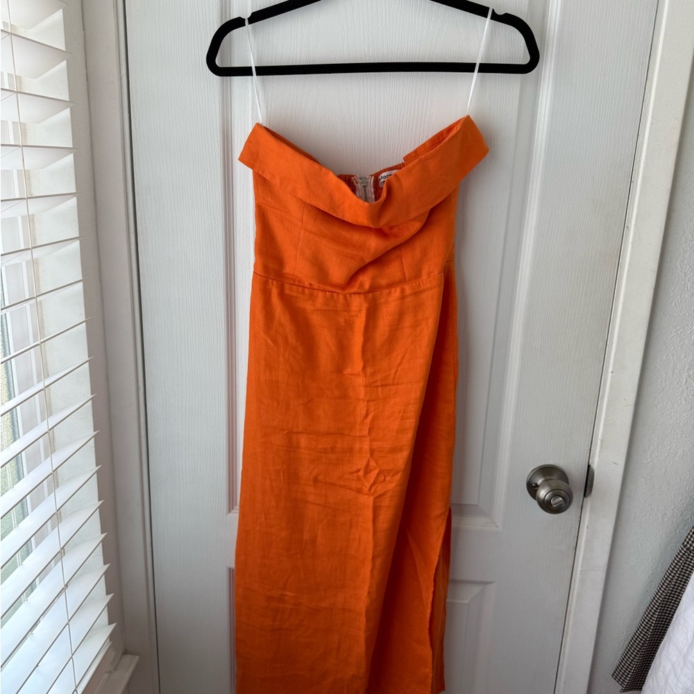 Reformation Strapless Dress